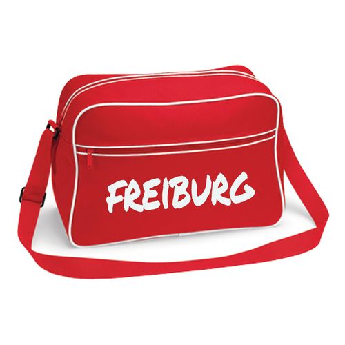 4068859508005 - multifanshop Retrotasche - Freiburg - Textmarker - Druck weiß - Tasche 4068859508005 - multifanshop Retrotasche - Freiburg - Textmarker - Druck weiß - Tasche