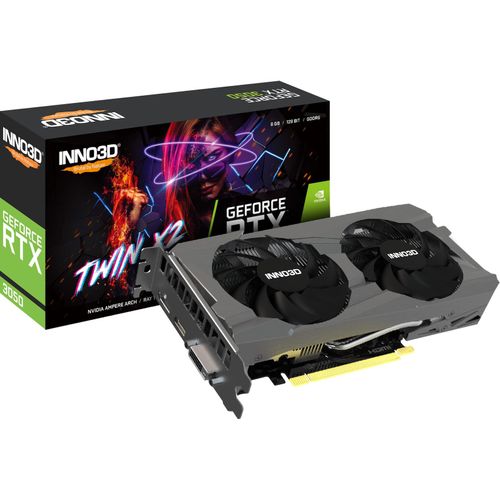 0835168003675 - INNO3D Grafikkarte GeForce RTX 3050 Twin X2 Grafikkarten eh13 Grafikkarten 0835168003675 - INNO3D Grafikkarte GeForce RTX 3050 Twin X2 Grafikkarten eh13 Grafikkarten