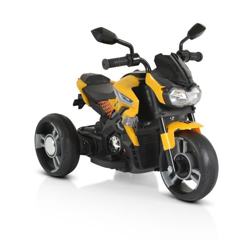 3801005000241 - Kinder Elektromotorrad Colombo Scheinwerfer zwei Motoren MP3 bis 7 km h gelb 3801005000241 - Kinder Elektromotorrad Colombo Scheinwerfer zwei Motoren MP3 bis 7 km h gelb