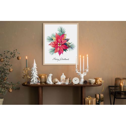 4067437115895 - Bild mit Rahmen QUEENCE Weihnachtsstern rot weiß (farbe rahmen natur farbe bild(er) weiß) B50cm H70cm T15cm Acrylglas Holzrahmen Bilder Premium Rahmenbild liebevolle Handarbeit 4067437115895 - Bild mit Rahmen QUEENCE Weihnachtsstern rot weiß (farbe rahmen natur farbe bild(er) weiß) B50cm H70cm T15cm Acrylglas Holzrahmen Bilder Premium Rahmenbild liebevolle Handarbeit