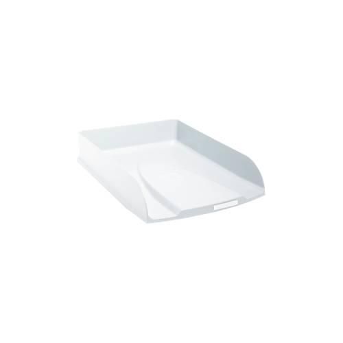 9002493211117 - Briefablage Combo Styli Autentik Querformat A4+ aus recyceltem Kunststoff stapelbar Etikettenhalter 6er-Set weiß