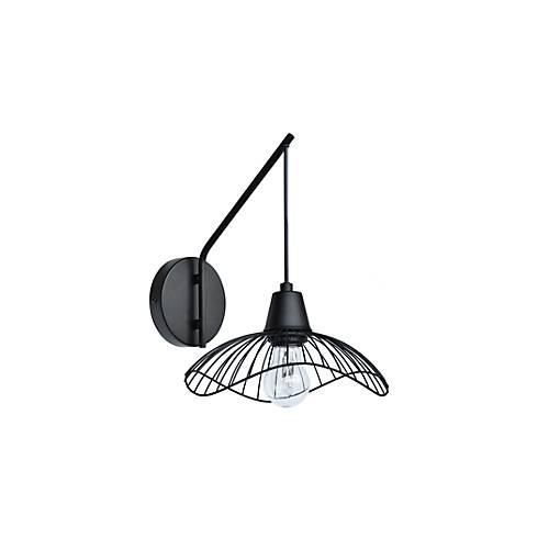 3361410159977 - meet by paperflow Vagala Wandleuchte Schwarz Metall 240 × 350 × 240 mm Netzbetrieb