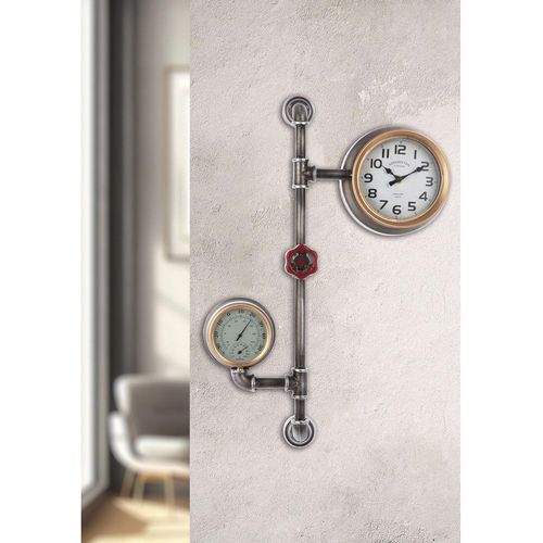 4063387526620 - Wanduhr CASABLANCA BY GILDE Wanduhr Abola\ Wanduhren Gr B H T 42 cm x 60 cm x 9 cm silberfarben Wanduhren 4063387526620 - Wanduhr CASABLANCA BY GILDE Wanduhr Abola\ Wanduhren Gr B H T 42 cm x 60 cm x 9 cm silberfarben Wanduhren