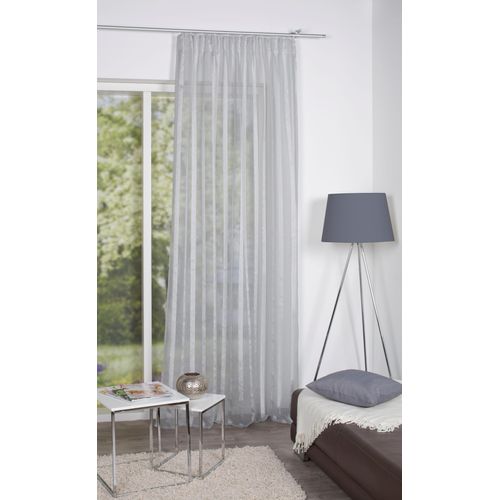 4056751293624 - HOME WOHNIDEEN Gardine »EIKE« (1 St) HxB 245x140 KOMBIBANDSCHAL LÄNGSSTREIFEN