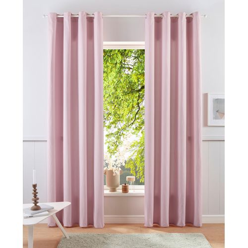 6941446629421 - my home Vorhang »Parry« (2 St) 2-er Set blickdicht monochrom basic