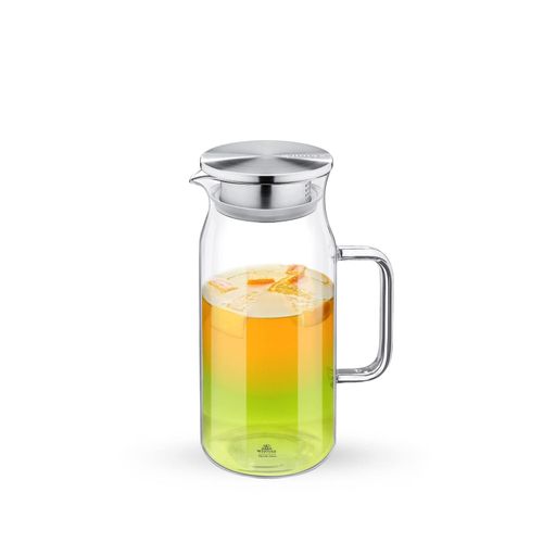 5054428882095 - Thermo Glaskanne mit Metalldeckel – 1000 ml hitzebeständig modernes Design 5054428882095 - Thermo Glaskanne mit Metalldeckel – 1000 ml hitzebeständig modernes Design