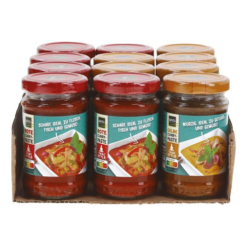 4316268625272 - Currypaste 114 g verschiedene Sorten 12er Pack 4316268625272 - Currypaste 114 g verschiedene Sorten 12er Pack