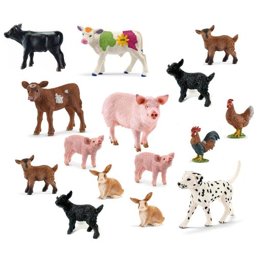 4250897426933 - - Tierfiguren - Bauernhof-Set mit 15 Tieren Sammelfiguren Spielfiguren 4250897426933 - - Tierfiguren - Bauernhof-Set mit 15 Tieren Sammelfiguren Spielfiguren