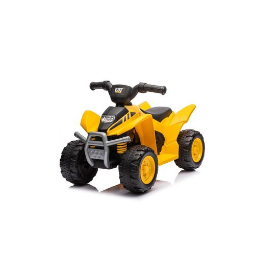 3800933001603 - Kinder Elektro-Rutschauto CAT ATV Gaspedal Piepton am Lenkrad 25 kg gelb