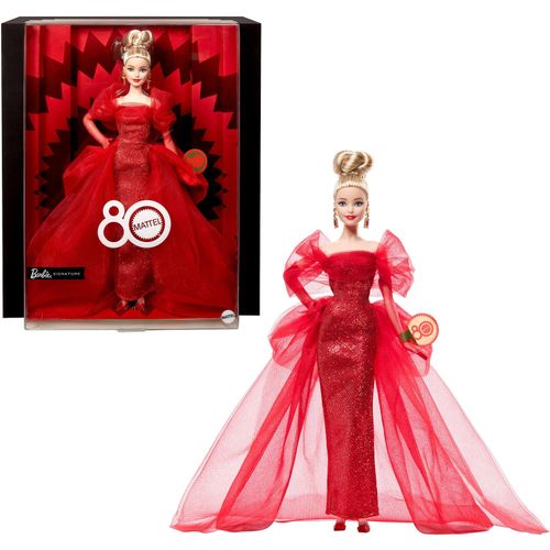 0194735261383 - Puppe Signature Sammelpuppe zum 80 Jubiläum von Mattel - Blond 0194735261383 - Puppe Signature Sammelpuppe zum 80 Jubiläum von Mattel - Blond