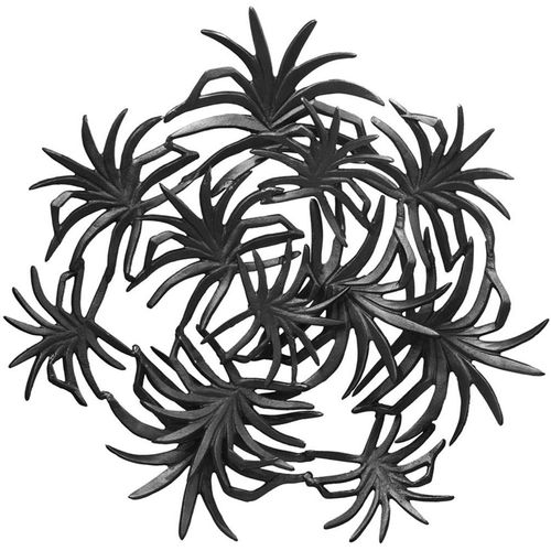 4063074450436 - Wanddekoobjekt KAYOOM Wanddeko Domizil 425 schwarz B70cm Metall Wanddekoobjekte sorgfältige Handarbeit Unikat kunstvoll