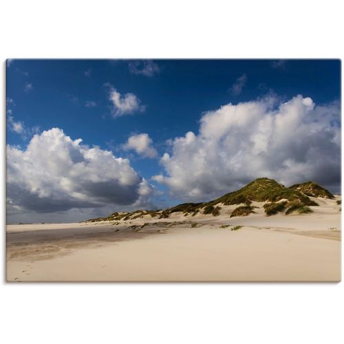 4059745476362 - Wandbild ARTLAND Wolkenimpression Amrum Bilder Gr B H 90 cm x 60 cm Leinwandbild Küste 1 St blau Kunstdrucke Bilder als Alubild Leinwandbild Wandaufkleber oder Poster in versch Größen