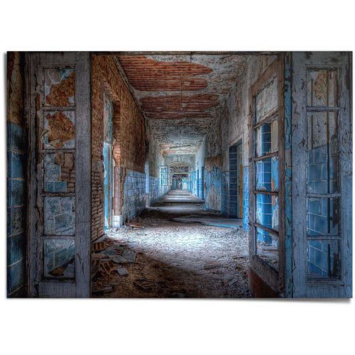 8714597557077 - Poster REINDERS Vergessene Orte blau (farbe bild(er) blau) B140cm H100cm T01cm Papier Bilder