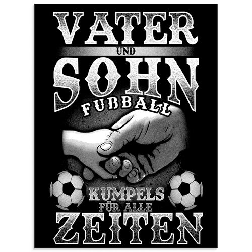 4059745989947 - Glasbild ARTLAND Vater und Sohn Fußball Kumpels Bilder Gr B H 45 cm x 60 cm Glasbild Sprüche & Texte Hochformat 1 St schwarz Bild Glasbild Glasbilder Bilder in verschiedenen Größen 4059745989947 - Glasbild ARTLAND Vater und Sohn Fußball Kumpels Bilder Gr B H 45 cm x 60 cm Glasbild Sprüche & Texte Hochformat 1 St schwarz Bild Glasbild Glasbilder Bilder in verschiedenen Größen