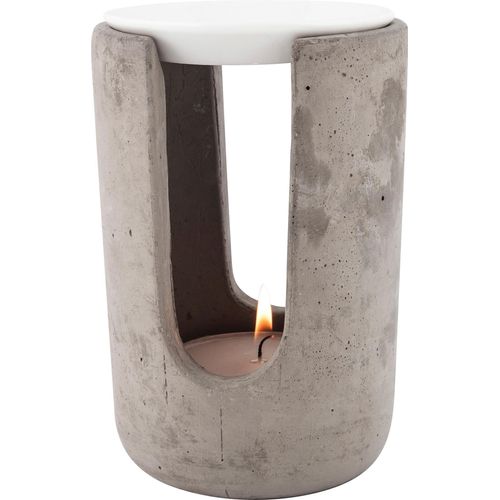 4057824834416 - Duftlampe PAJOMA Ambiente grau B10cm H15cm Ø10cm Beton Keramik Duftlampen hochwertige Verarbeitung