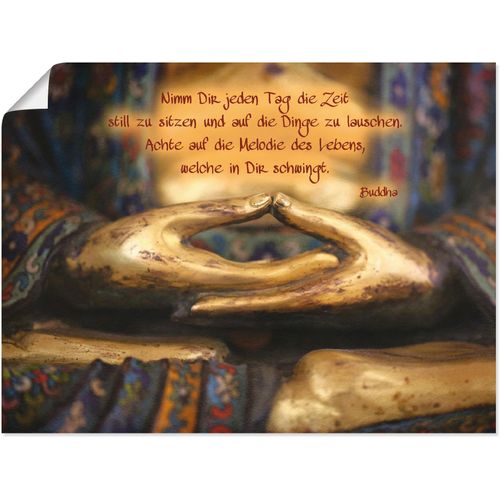 4055327530866 - Wandbild ARTLAND Weisheit Bilder Gr B H 40 cm x 30 cm Poster Religion 1 St goldfarben Bild Kunstdruck Poster Bilder als Leinwandbild Wandaufkleber oder in versch Größen 4055327530866 - Wandbild ARTLAND Weisheit Bilder Gr B H 40 cm x 30 cm Poster Religion 1 St goldfarben Bild Kunstdruck Poster Bilder als Leinwandbild Wandaufkleber oder in versch Größen