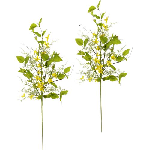 4019844783181 - Kunstblume IGEA Forsythien-Mixed Zweig gelb B30cm H80cm Obermaterial 95% Polyester 5% Kunststoff Kunstpflanzen 2er Set