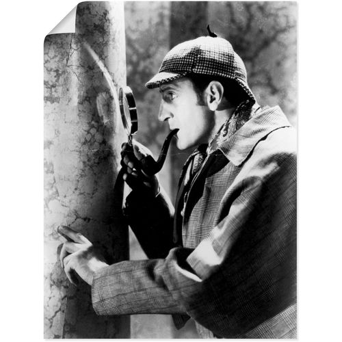 4057738724476 - Wandbild ARTLAND Sherlock Holmes 1939 Bilder Gr B H 30 cm x 40 cm Poster Film Hochformat 1 St schwarz Bild Poster Bilder als Leinwandbild Wandaufkleber oder in versch Größen 4057738724476 - Wandbild ARTLAND Sherlock Holmes 1939 Bilder Gr B H 30 cm x 40 cm Poster Film Hochformat 1 St schwarz Bild Poster Bilder als Leinwandbild Wandaufkleber oder in versch Größen