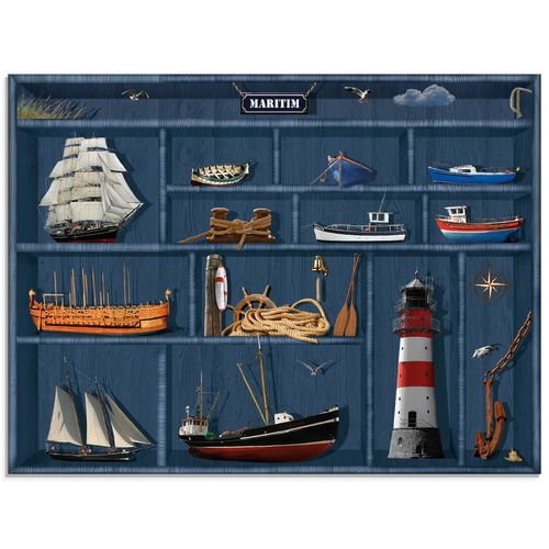 4058661691804 - Glasbild ARTLAND Der maritime Setzkasten Bilder Gr B H 60 cm x 45 cm Glasbild Arrangements Querformat 1 St blau Bild Glasbild Glasbilder Bilder in verschiedenen Größen 4058661691804 - Glasbild ARTLAND Der maritime Setzkasten Bilder Gr B H 60 cm x 45 cm Glasbild Arrangements Querformat 1 St blau Bild Glasbild Glasbilder Bilder in verschiedenen Größen
