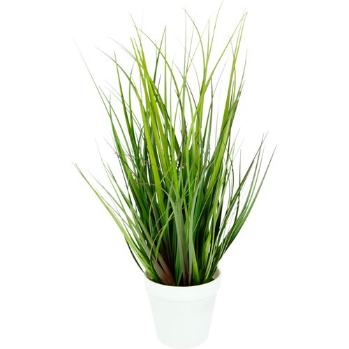 4019844763060 - Kunstpflanze IGEA Grasbusch Kunstpflanzen Gr B H L 20 cm x 43 cm x 20 cm 1 St grün Künstliche Zimmerpflanzen Kunstgras