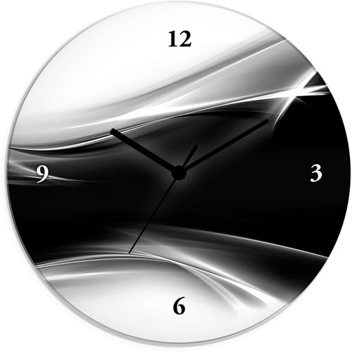 4058661011305 - Wanduhr ARTLAND Kreatives Element Wanduhren Gr T 18 cm Quarzuhr schwarz Wanduhren wahlweise mit Quarz- oder Funhuhrwerk lautlos ohne Tickgeräusche