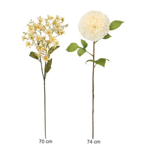 4019844816476 - Kunstblume IGEA Stielblumen-Sortiment Dahlie Blütenzweig beige (creme) B25cm H74cm L14cm Polyester Kunstpflanzen Zweig Seidenblume Einzelblume Herbstliche Künstliche Blumen Dekoblumen 4019844816476 - Kunstblume IGEA Stielblumen-Sortiment Dahlie Blütenzweig beige (creme) B25cm H74cm L14cm Polyester Kunstpflanzen Zweig Seidenblume Einzelblume Herbstliche Künstliche Blumen Dekoblumen