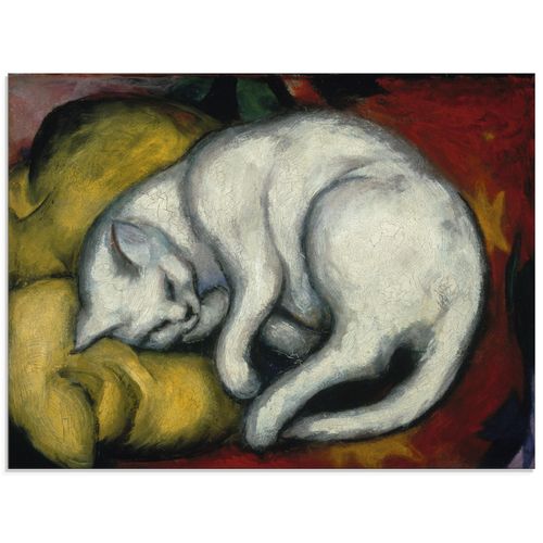 4058661196736 - Glasbild ARTLAND Die weisse Katze 1912 Bilder Gr B H 60 cm x 45 cm Glasbild Haustiere Querformat 1 St weiß Bild Glasbild Glasbilder Bilder in verschiedenen Größen 4058661196736 - Glasbild ARTLAND Die weisse Katze 1912 Bilder Gr B H 60 cm x 45 cm Glasbild Haustiere Querformat 1 St weiß Bild Glasbild Glasbilder Bilder in verschiedenen Größen