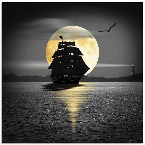 4055327969246 - Glasbild ARTLAND Ein Schiff mit schwarzen Segeln Bilder Gr B H 50 cm x 50 cm Glasbild Boote & Schiffe quadratisch 1 St schwarz Bild Glasbild Glasbilder Bilder in verschiedenen Größen 4055327969246 - Glasbild ARTLAND Ein Schiff mit schwarzen Segeln Bilder Gr B H 50 cm x 50 cm Glasbild Boote & Schiffe quadratisch 1 St schwarz Bild Glasbild Glasbilder Bilder in verschiedenen Größen