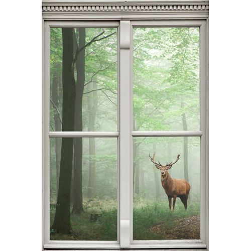 4049009354178 - Wandsticker QUEENCE Hirsch bunt B40cm H60cm T01cm Wandtattoos Wandsticker Wandbild selbstklebend 3D Fenster 4049009354178 - Wandsticker QUEENCE Hirsch bunt B40cm H60cm T01cm Wandtattoos Wandsticker Wandbild selbstklebend 3D Fenster