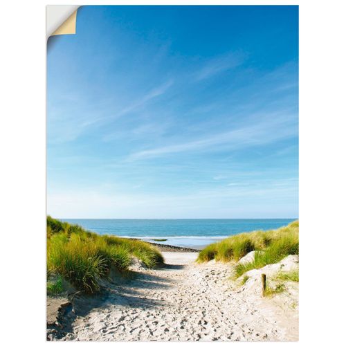 4057738293279 - Wandbild ARTLAND Strand mit Sanddünen und Weg zur See Bilder Gr B H 30 cm x 40 cm Wandaufkleber - Vinyl Strand Hochformat 1 St beige (naturfarben) Bild Poster Bilder als Alubild Leinwandbild Wandaufkleber oder in versch Größen 4057738293279 - Wandbild ARTLAND Strand mit Sanddünen und Weg zur See Bilder Gr B H 30 cm x 40 cm Wandaufkleber - Vinyl Strand Hochformat 1 St beige (naturfarben) Bild Poster Bilder als Alubild Leinwandbild Wandaufkleber oder in versch Größen