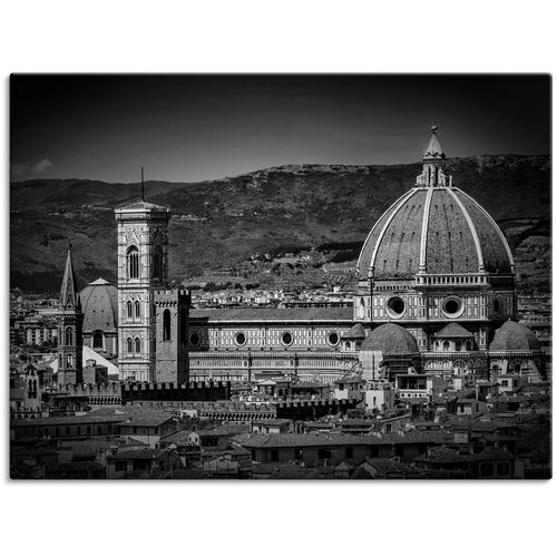 4055327234863 - Wandbild ARTLAND Florenz Piazzale Michelangelo Bilder Gr B H 80 cm x 60 cm Leinwandbild Italien 1 St schwarz Bild Kunstdruck Kunstdrucke Bilder als Alubild Leinwandbild Wandaufkleber oder Poster in versch Größen