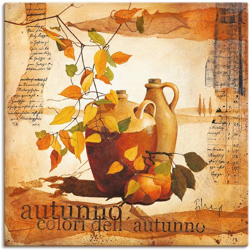 4055327829212 - Wandbild ARTLAND Italienisches Herbstlaub Bilder Gr B H 70 cm x 70 cm Leinwandbild Vasen & Töpfe 1 St orange Bild Kunstdruck Poster Bilder als Leinwandbild Wandaufkleber oder in versch Größen 4055327829212 - Wandbild ARTLAND Italienisches Herbstlaub Bilder Gr B H 70 cm x 70 cm Leinwandbild Vasen & Töpfe 1 St orange Bild Kunstdruck Poster Bilder als Leinwandbild Wandaufkleber oder in versch Größen