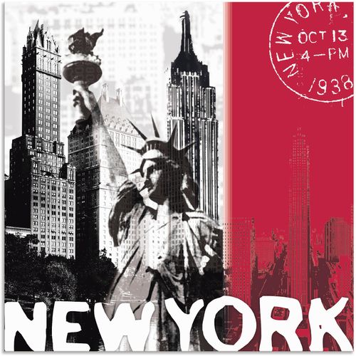 4057738395959 - Wandbild ARTLAND New York Bilder Gr B H 50 cm x 50 cm Alu-Dibond-Druck Gebäude 1 St rot Bild Leinwandbild Kunstdrucke Bilder als Alubild Leinwandbild Wandaufkleber oder Poster in versch Größen 4057738395959 - Wandbild ARTLAND New York Bilder Gr B H 50 cm x 50 cm Alu-Dibond-Druck Gebäude 1 St rot Bild Leinwandbild Kunstdrucke Bilder als Alubild Leinwandbild Wandaufkleber oder Poster in versch Größen