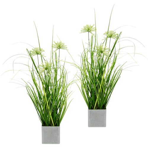 4019844823931 - Kunstpflanze IGEA Grasbusch im Topf grün B13cm H32cm L13cm Kunststoff Kunstpflanzen 2er Set Gräser Kunstgras Dekogras Grünpflanze Pflanze Kunstblume 4019844823931 - Kunstpflanze IGEA Grasbusch im Topf grün B13cm H32cm L13cm Kunststoff Kunstpflanzen 2er Set Gräser Kunstgras Dekogras Grünpflanze Pflanze Kunstblume