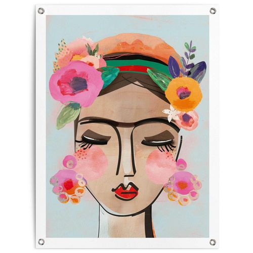 8714597638202 - Poster REINDERS Happy Face bunt (farbe bild(er) bunt) B60cm H80cm T01cm Leinwand Bilder Outdoor für Garten oder Balkon