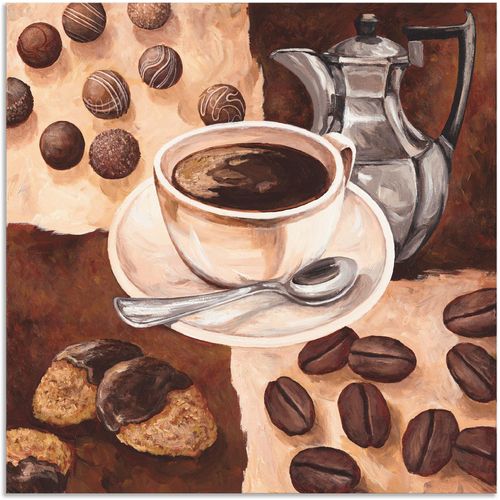 4057738399513 - Wandbild ARTLAND Kaffeezeit Bilder Gr B H 50 cm x 50 cm Alu-Dibond-Druck Getränke 1 St braun Bild Poster Bilder als Alubild Leinwandbild Wandaufkleber oder in versch Größen 4057738399513 - Wandbild ARTLAND Kaffeezeit Bilder Gr B H 50 cm x 50 cm Alu-Dibond-Druck Getränke 1 St braun Bild Poster Bilder als Alubild Leinwandbild Wandaufkleber oder in versch Größen