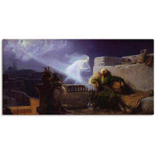 4055327106733 - Wandbild ARTLAND Orientalischer Traum 1904 Bilder Gr B H 100 cm x 50 cm Leinwandbild Gruppen & Familien 1 St schwarz Bild Leinwandbild Kunstdrucke Bilder als Leinwandbild Wandaufkleber oder Poster in versch Größen