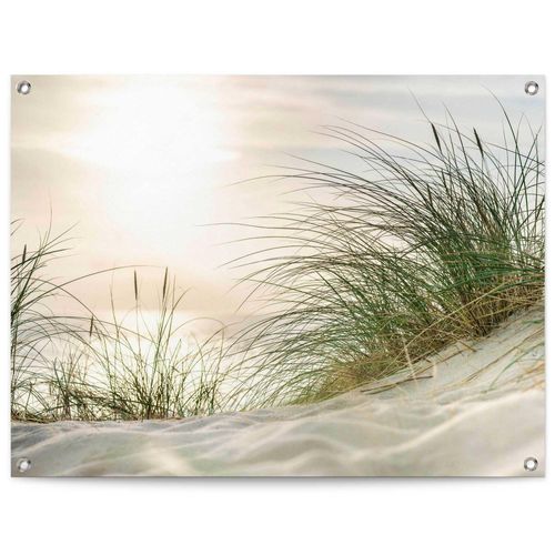8714597638189 - Poster REINDERS Sonnenuntergang beige (farbe bild(er) beige) B80cm H60cm T01cm Leinwand Bilder Outdoor für Garten oder Balkon