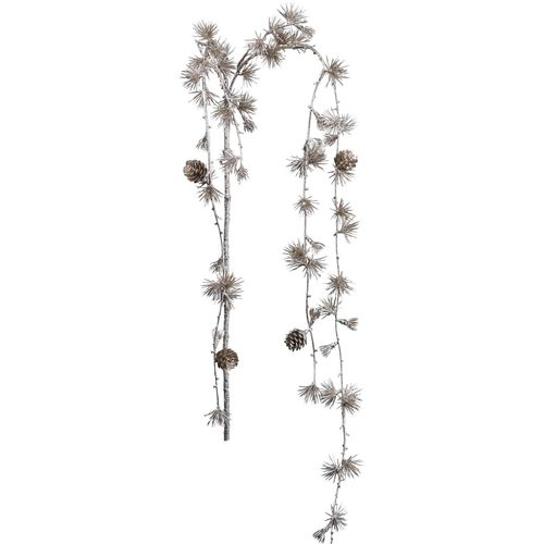 4064118284611 - Kunstzweig CREATIV GREEN Zedernzweig beige (champagner) H125cm Kunststoff Kunstpflanzen mit Zapfen 4064118284611 - Kunstzweig CREATIV GREEN Zedernzweig beige (champagner) H125cm Kunststoff Kunstpflanzen mit Zapfen