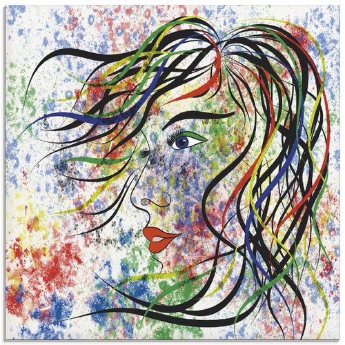 4058661701152 - Glasbild ARTLAND Modern Porträt Bilder Gr B H 50 cm x 50 cm Glasbild Frau quadratisch 1 St bunt Bild Glasbild Glasbilder Bilder in verschiedenen Größen 4058661701152 - Glasbild ARTLAND Modern Porträt Bilder Gr B H 50 cm x 50 cm Glasbild Frau quadratisch 1 St bunt Bild Glasbild Glasbilder Bilder in verschiedenen Größen