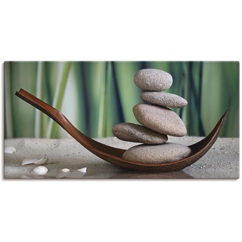 4055327263399 - Wandbild ARTLAND Gleichgewicht Bilder Gr B H 100 cm x 50 cm Leinwandbild Zen 1 St grün Bild Kunstdruck Poster Bilder als Leinwandbild Wandaufkleber oder in versch Größen 4055327263399 - Wandbild ARTLAND Gleichgewicht Bilder Gr B H 100 cm x 50 cm Leinwandbild Zen 1 St grün Bild Kunstdruck Poster Bilder als Leinwandbild Wandaufkleber oder in versch Größen