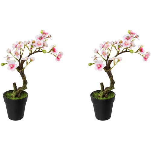 4064118141181 - Kunstblume CREATIV GREEN Mandelbonsai im Topf Kunstpflanzen Gr H 26 cm 2 St rosa Kunst-Blumen 4064118141181 - Kunstblume CREATIV GREEN Mandelbonsai im Topf Kunstpflanzen Gr H 26 cm 2 St rosa Kunst-Blumen