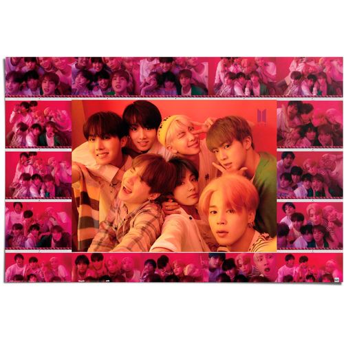 8714597623277 - Poster REINDERS BTS selfie lila (farbe bild(er) lila) B915cm H61cm T01cm Papier Bilder