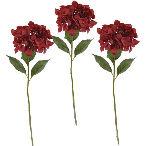 4019844782467 - Kunstblume IGEA Hortensie rot (dunkelrot) B16cm H73cm Obermaterial 98% Polyester 2% Kunststoff Kunstpflanzen 3er Set 4019844782467 - Kunstblume IGEA Hortensie rot (dunkelrot) B16cm H73cm Obermaterial 98% Polyester 2% Kunststoff Kunstpflanzen 3er Set