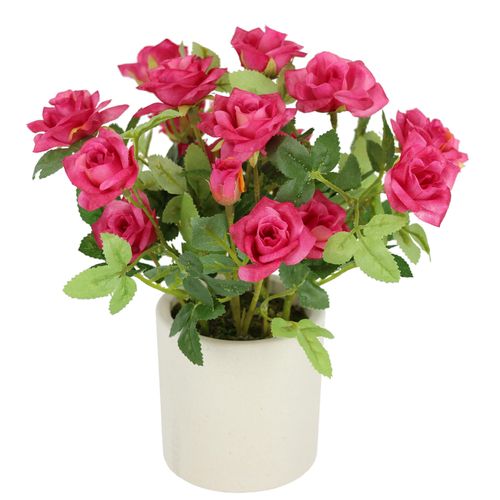 4019844814052 - Kunstblume IGEA Wildrosen Busch im Topf rosa B18cm H21cm L18cm Polyester Kunstpflanzen Rosen Kunstrosen Kunstpflanze Blumen Künstliche Hochzeitsdeko 4019844814052 - Kunstblume IGEA Wildrosen Busch im Topf rosa B18cm H21cm L18cm Polyester Kunstpflanzen Rosen Kunstrosen Kunstpflanze Blumen Künstliche Hochzeitsdeko