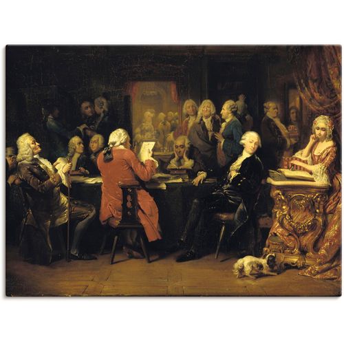 4055327110358 - Wandbild ARTLAND Voltaire im Lesezimmer des Café Procope Bilder Gr B H 80 cm x 60 cm Leinwandbild Menschen 1 St braun Bild Leinwandbild Kunstdrucke Bilder als Leinwandbild Wandaufkleber oder Poster in versch Größen 4055327110358 - Wandbild ARTLAND Voltaire im Lesezimmer des Café Procope Bilder Gr B H 80 cm x 60 cm Leinwandbild Menschen 1 St braun Bild Leinwandbild Kunstdrucke Bilder als Leinwandbild Wandaufkleber oder Poster in versch Größen