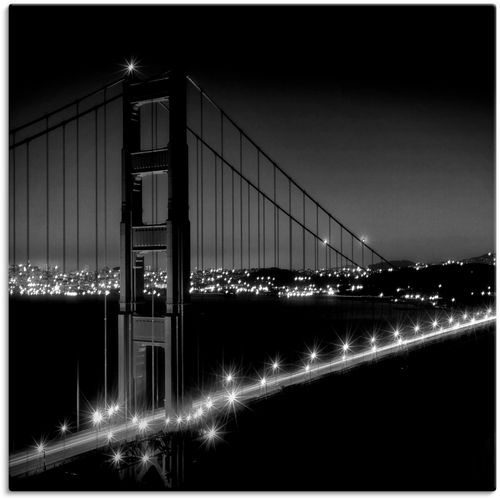 4059745290418 - Wandbild ARTLAND Golden Gate Bridge am Abend Bilder Gr B H 70 cm x 70 cm Leinwandbild Amerika 1 St schwarz Bild Kunstdruck Leinwandbild Kunstdrucke Bilder als Alubild Leinwandbild Wandaufkleber oder Poster in versch Größen 4059745290418 - Wandbild ARTLAND Golden Gate Bridge am Abend Bilder Gr B H 70 cm x 70 cm Leinwandbild Amerika 1 St schwarz Bild Kunstdruck Leinwandbild Kunstdrucke Bilder als Alubild Leinwandbild Wandaufkleber oder Poster in versch Größen