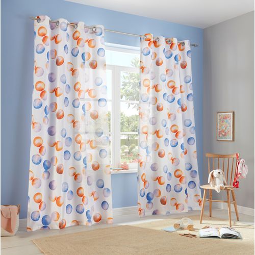 4068222180586 - Gardine LÜTTENHÜTT Kreise Gr 1 weiß B145cm H135cm Polyester Gardinen 4068222180586 - Gardine LÜTTENHÜTT Kreise Gr 1 weiß B145cm H135cm Polyester Gardinen
