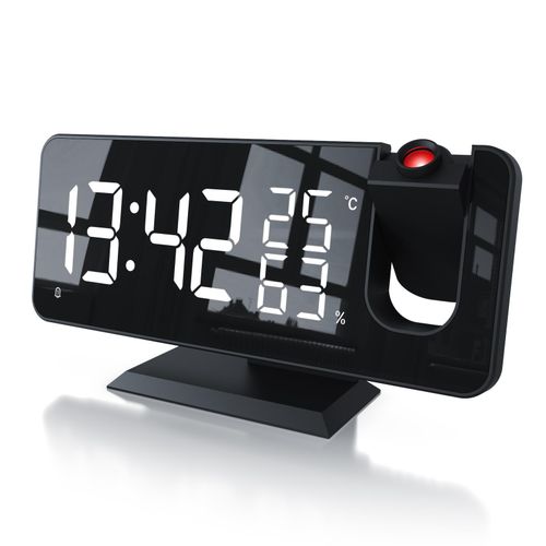 4062861071519 - CSL Projektions Wecker digital mit Autodimmer Temperatur und Luftfeuchtigkeitsanzeige 4062861071519 - CSL Projektions Wecker digital mit Autodimmer Temperatur und Luftfeuchtigkeitsanzeige