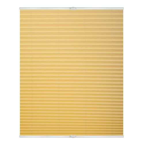 4250434113517 - Lichtblick Plissee Klemmfix ohne Bohren verspannt - Gelb 85 cm x 130 cm (B x L)